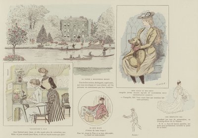 Illustration pour La Vie De Londres par Mars - Maurice Charles Mathieu Bonvoisin