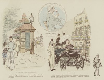 Illustration pour La Vie De Londres - Maurice Charles Mathieu Bonvoisin