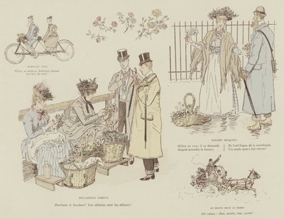 Illustration pour La Vie De Londres - Maurice Charles Mathieu Bonvoisin