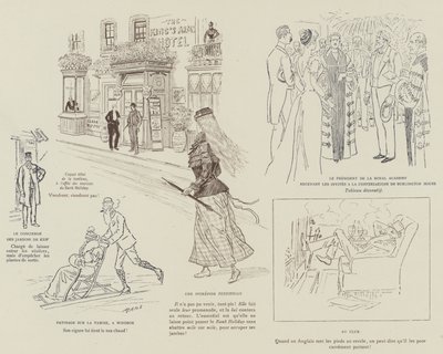 Illustration pour La Vie De Londres - Maurice Charles Mathieu Bonvoisin