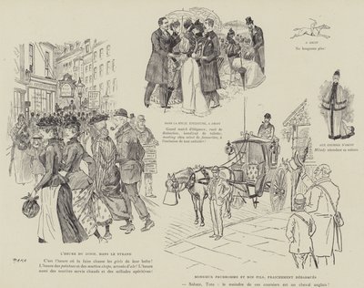 Illustration pour La Vie De Londres - Maurice Charles Mathieu Bonvoisin