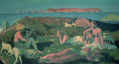 Paysage marin en tons verts - Maurice Denis