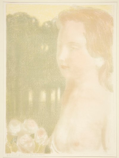 Elle était plus belle que les rêves, de Amour : Douze lithographies en couleur - Maurice Denis