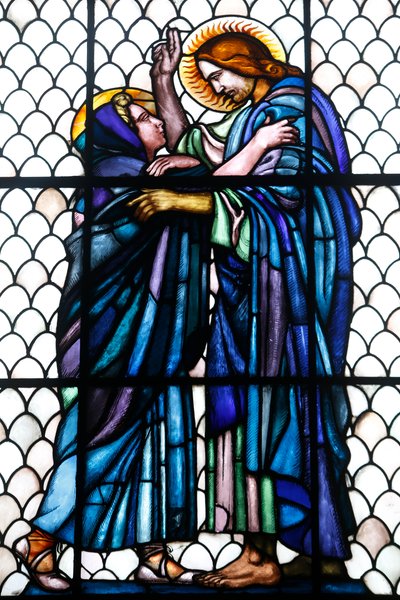 Musée Maurice Denis, Saint Germain en Laye, France, chapelle Saint Louis (vitrail) - Maurice Denis