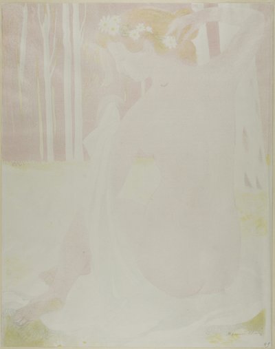 Nymphe couronnée de marguerites - Maurice Denis