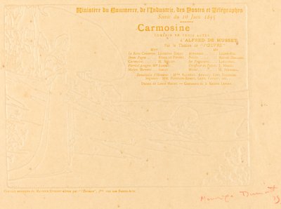 Carmosine - Maurice Dumont