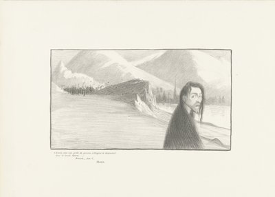 Personnage principal Brand de la pièce éponyme de Henrik Ibsen est lapidé et chassé du village - Maurice Dumont
