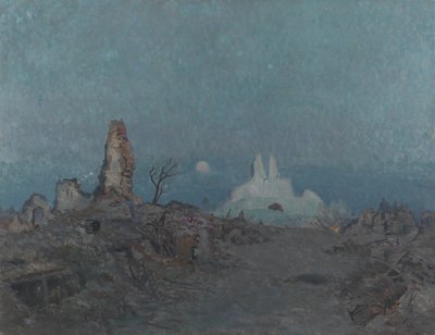 La route enfoncée, Hangard, 1918 - Maurice Galbraith Cullen