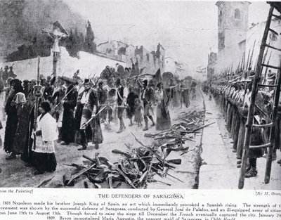 Les Défenseurs de Saragosse, illustration de 