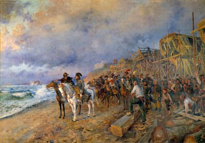 Le Premier Consul Napoléon Bonaparte (1769-1821) visite l