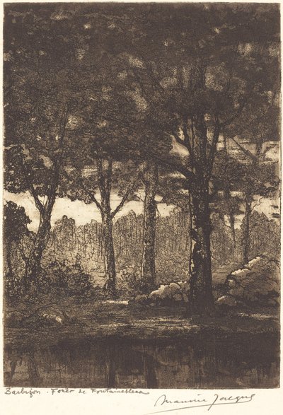 Barbizon : Forêt de Fontainebleau - Maurice Jacque