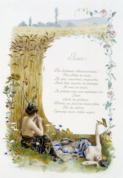Août « La Chanson du mois » - Maurice Leloir