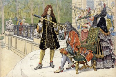 Aide par Jacques Cassini dit Cassini II (1677-1756) Louis XIV dit le Roi-Soleil - Maurice Leloir
