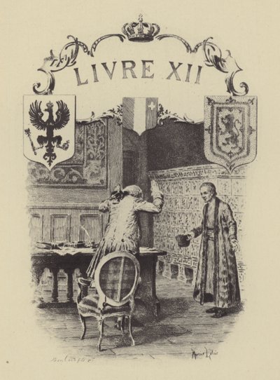 Illustration pour le Livre XII des Confessions de Jean-Jacques Rousseau - Maurice Leloir