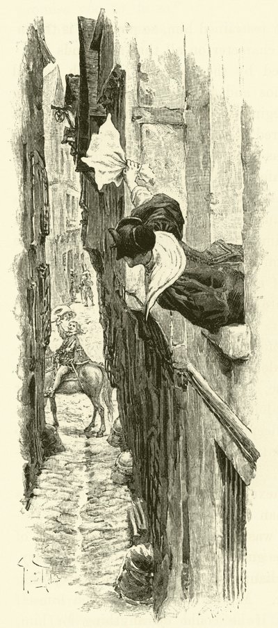 Illustration pour Les Trois Mousquetaires - Maurice Leloir