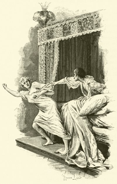 Illustration pour Les Trois Mousquetaires - Maurice Leloir