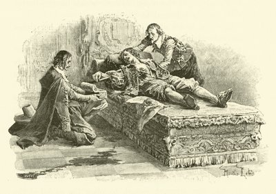 Illustration pour Les Trois Mousquetaires - Maurice Leloir