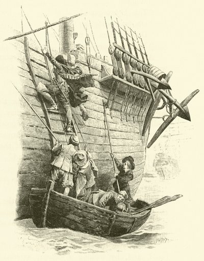 Illustration pour « Les Trois Mousquetaires » (gravure) - Maurice Leloir