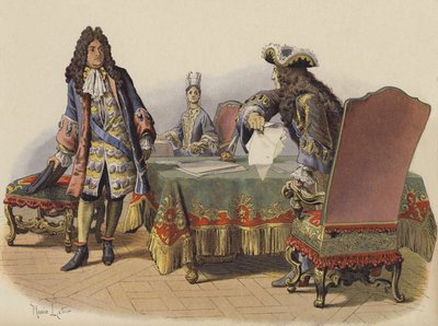 Insulte du Roi dans les appartements de Madame de Maintenon - Maurice Leloir