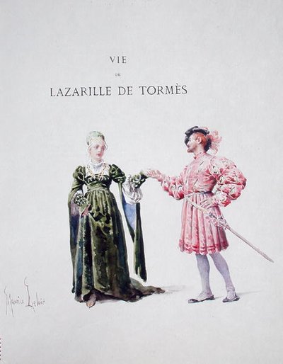 Lazarillo de Tormes avec une Femme, de 