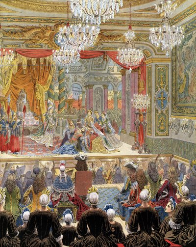 Louis XIV, connu sous le nom de Roi-Soleil - Maurice Leloir