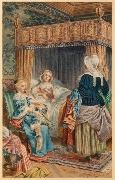 Madeleine Bejart très malade (illustration) - Maurice Leloir