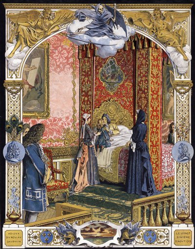 Présenté par sa gouvernante, Madame de Ventadour (Charlotte de la Mothe Houdancourt) - Maurice Leloir