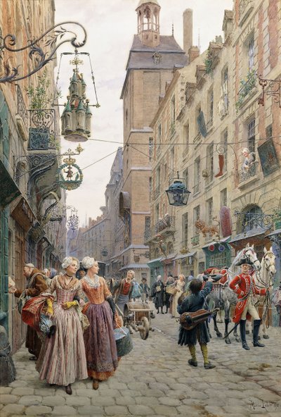 La Rue Animée - Maurice Leloir