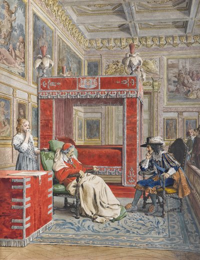 La mort de Richelieu - Maurice Leloir
