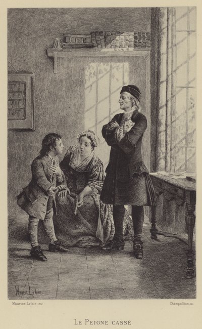 Le peigne cassé - Maurice Leloir