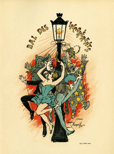 Affiche pour le bal des incohérents - Maurice Louis Henri Neumont