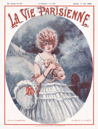 Couverture du magazine La Vie Parisienne, 1922 - Maurice Millière
