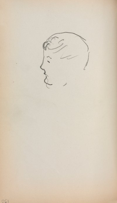 Carnet de croquis italien : Tête d