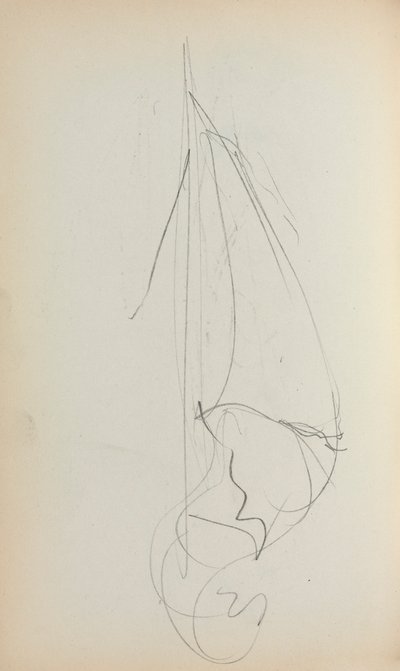 Carnet de croquis italien : Voile (page 73) - Maurice Prendergast