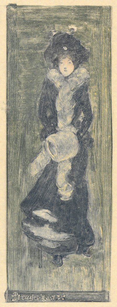 Dame Su Hui et son puzzle de vers - Maurice Brazil Prendergast