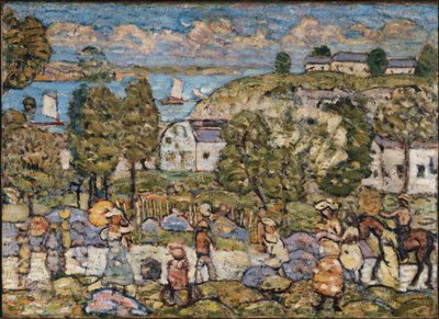 Paysage près de Nahant - Maurice Prendergast