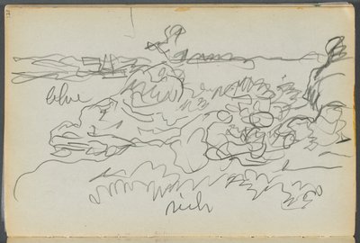 Sketchbook- The Granite Shore Hotel, Rockport, page 121 : Shore - Maurice Prendergast