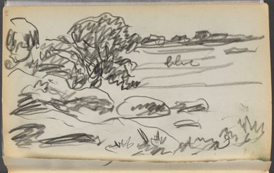 Sketchbook- The Granite Shore Hotel, Rockport, page 171 : Paysage - Maurice Prendergast