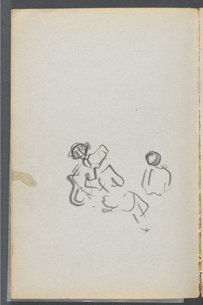 Sketchbook, The Dells, N° 127, page 054 : Figures - Maurice Prendergast