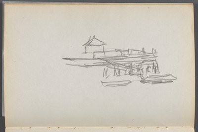 Sketchbook, The Dells, N° 127, page 060 : Quai - Maurice Prendergast