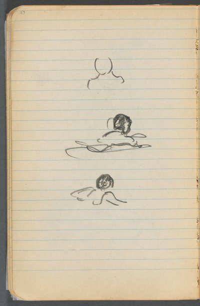 Carnet de croquis, page 069 : Figures - Maurice Prendergast