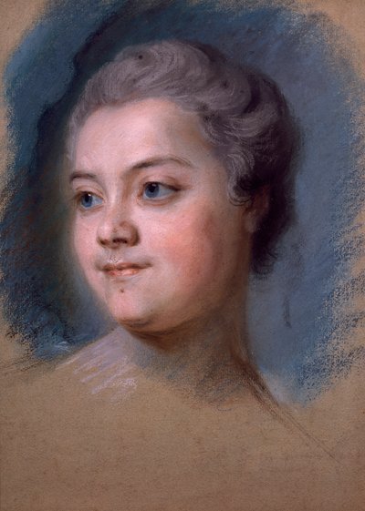 Portrait de Mademoiselle de Chastagner de Lagrange, par Maurice-Quentin de la Tour (1704-1788) - Maurice Quentin de La Tour