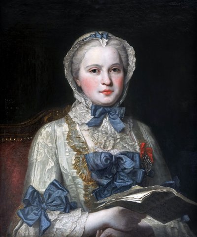 Portrait de la princesse Maria Josepha de Saxe 1731-1767 - Maurice Quentin de La Tour