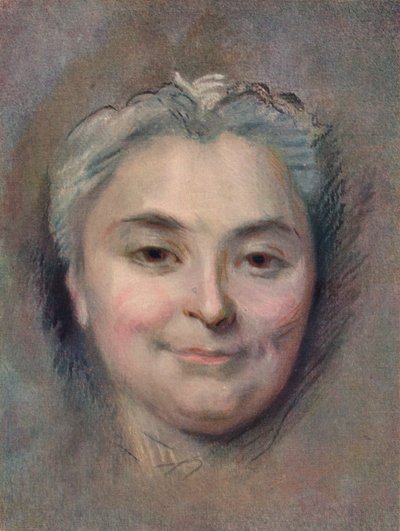 Préparation au portrait de Marie Catherine Dufloquet Reals, 1756 - Maurice Quentin de La Tour
