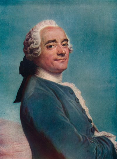 Autoportrait avec jabot en dentelle, vers 1750 - Maurice Quentin de La Tour