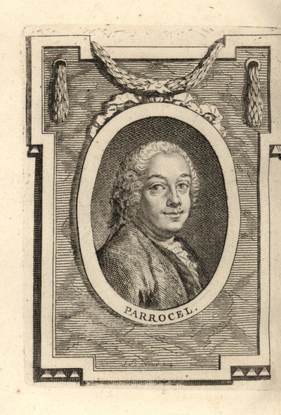 Charles Parrocel, peintre français - Maurice Quentin de la (after) Tour