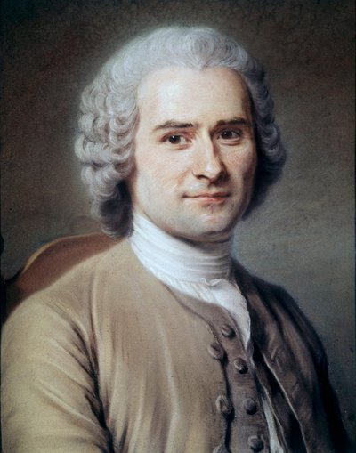 Portrait de Jean-Jacques Rousseau - Maurice Quentin de La Tour
