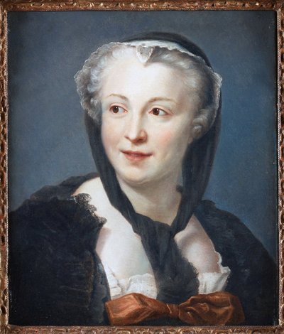 Portrait de la romancière Françoise de Graffigny (1695-1758) - Maurice Quentin de La Tour