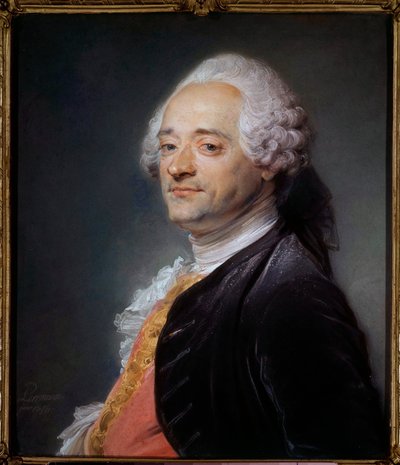 Portrait du peintre Maurice Quentin Delatour - Maurice Quentin de La Tour