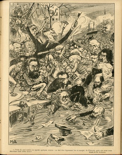 Illustration de Maurice Radiguet (1866-1941) dans Le Rire - Maurice Radiguet